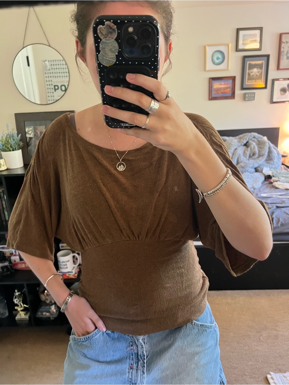 Brown top